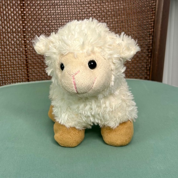 Cream Stuffed Lamb with Tan Hooves- Perfect for Bedtime! - Picture 2 of 6